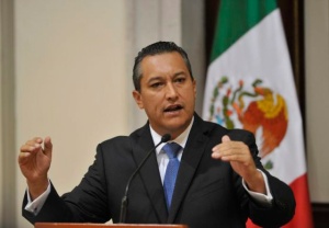 Una imagen de José Francisco Blake Mora, secretario de la Gobernacion de Mexico