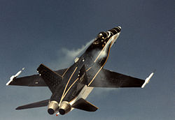 Un modelo de F-18 al servicio de la NASA
